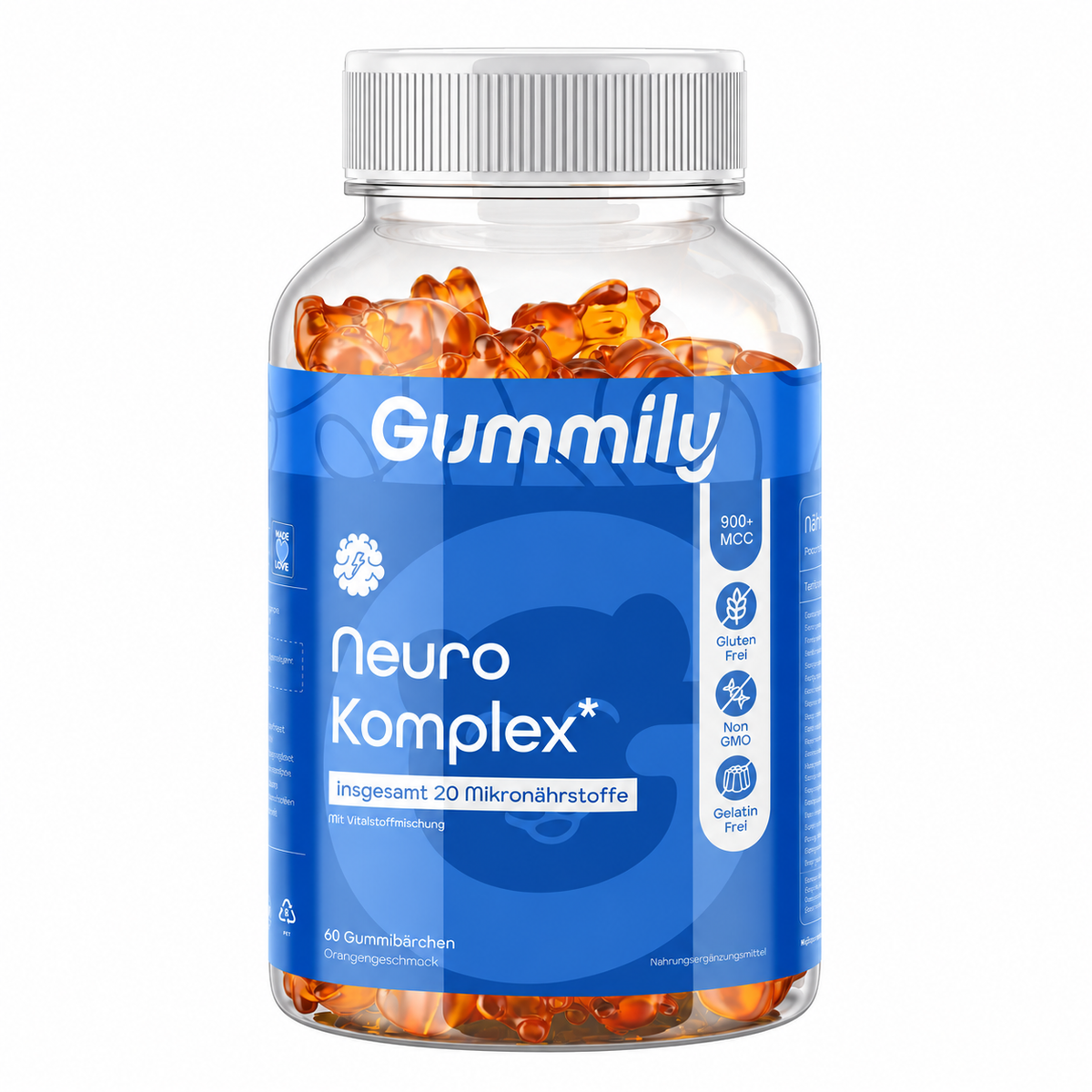 Neuro Complex Gummies for Adults – Orange