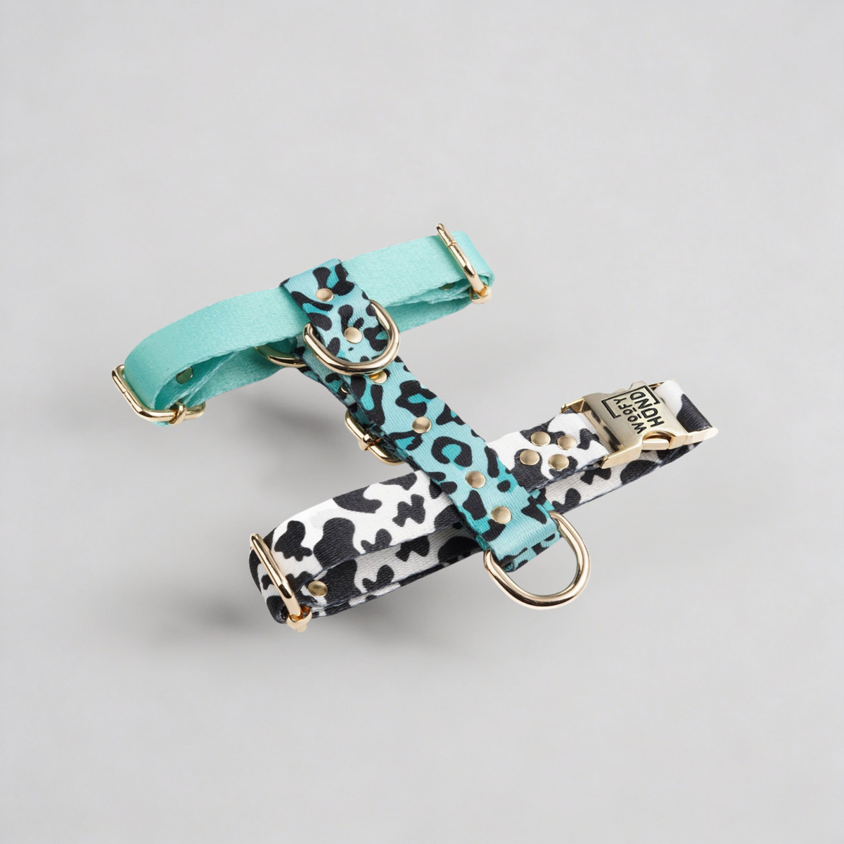 Hundegeschirr Aqua-Camo